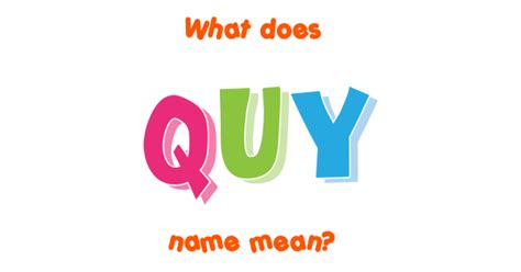 quy meaning|quy .